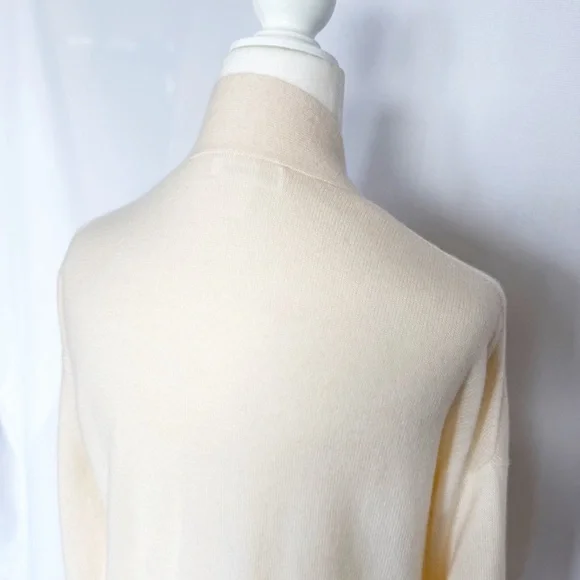 Nordstrom Long Open Front Wool & Cashmere Cardigan S - Picture 8 of 9